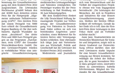 Aktuelle Medienberichte: KONKRET-Preis 2022